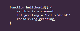 MDX code block example with no code highlighting